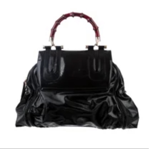 GUCCI POP DIALUX BAMBOO HANDBAG - Picture 11 of 15